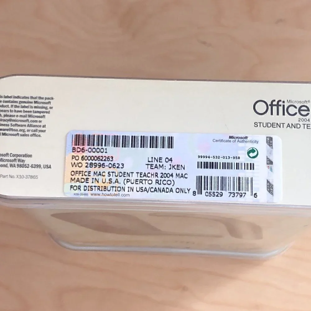 MICROSOFT OFFICE MAC Student & Teacher Edition